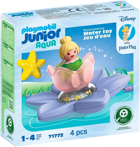 PLAYMOBIL, Playmobil® Spielbausteine »Junior Tinkerbells magische Feen-Schwimmblume 71772«, (4 St.)