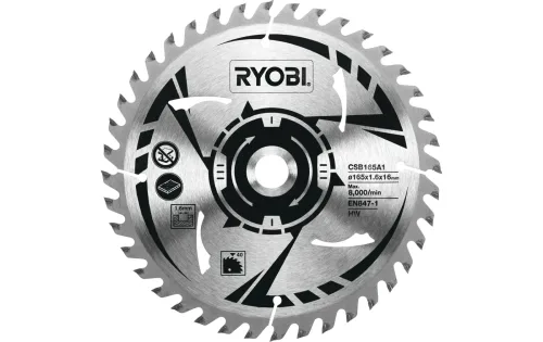 Ryobi, Ryobi Hartmetall-Sägeblatt Csb165A1 | ⌀ 16.5 cm | 40 Zähne