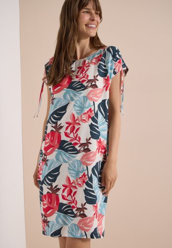 cecil, Cecil Sommerkleid Sommerkleid, Rundhalsausschnitt, Viskose