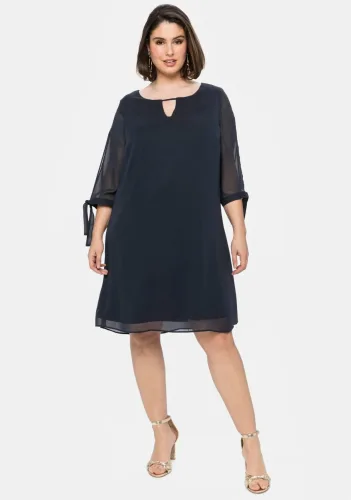 Sheego, Sheego Chiffonkleid "Chiffonkleid"