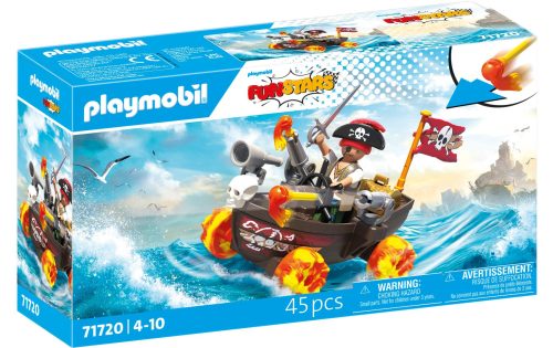 Playmobil® Konstruktions-Spielset »Playmo-Karts: Rasendes Piratenboot 71720«