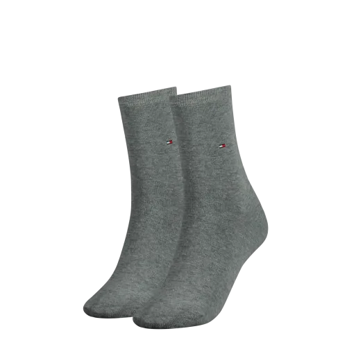 Tommy Hilfiger, Tommy Hilfiger Socken "TH WOMEN SOCK CASUAL 2P" 2 Paar, 2 Stk. tlg. mit flacher Zehennaht