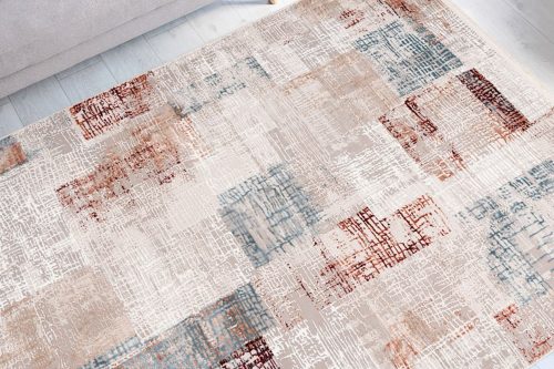 me gusta, me gusta Teppich »Akropolis 425«, rechteckig, flacher Teppich mit Baumwollrücken, attraktiver Vintage-Look