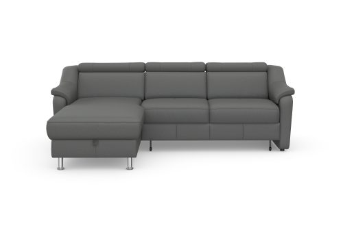 SIT&MORE, sit&more Ecksofa »Freetown«, inklusive Kopfteilverstellung und komfortablem Federkern, wahlweise mit Bettfunktion und Bettkasten