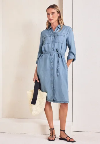 Street One, Knielanges Kleid im Washed