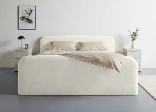 Leger Home By Lena Gercke, LeGer Home by Lena Gercke Polsterbett "Cleomi mit Bettkasten 140x200 180x200 200x200cm" erhältlich in H2, H3 & H4 und in verschiedenen Farben