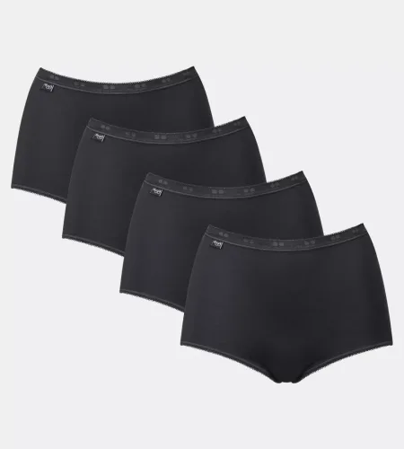 Sloggi, Sloggi - Multipack, Maxi Slips, für Damen, Black, Größe 40