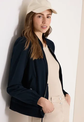 cecil, Blouson mit Tunnelzug und Mesh