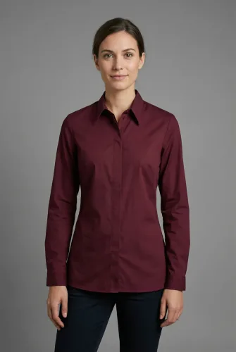 bonprix, bonprix Long-Stretch-Bluserot 42Damen