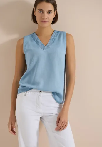 cecil, Blusentop im Denim