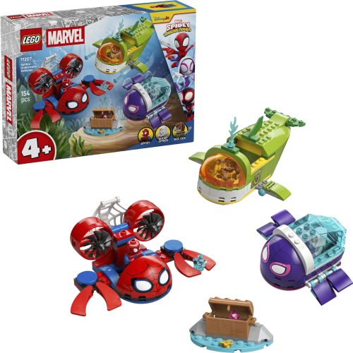 LEGO, LEGO Konstruktionsspielsteine "Spidey: Unterwasserfahrzeuge (11207), LEGO Spidey" Made in Europe