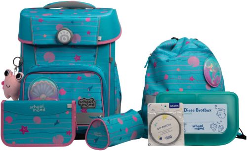 SCHOOL-MOOD, SCHOOL-MOOD® Schulranzen »Champion Pro« retroreflektierende Flächen mit LED-Patchy