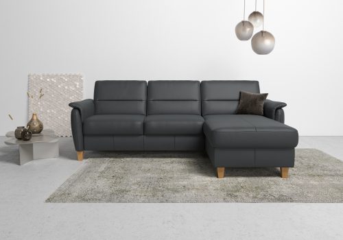 Home affaire Ecksofa »Palmera«, Federkern, wahlweise mit Bettfunktion und mit/ohne Bettkasten