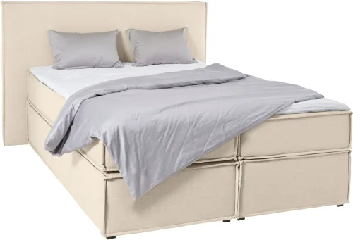Leger Home By Lena Gercke, LeGer Home by Lena Gercke Boxspringbett "Yuma" incl. Topper, in 4 Breiten, 3 Matratzenarten und je 2 Härtegraden