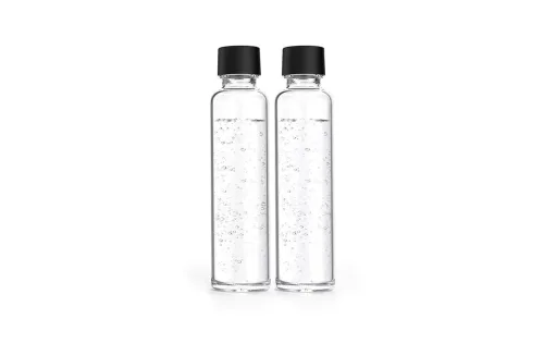 Sodapop - Wassersprudler-Flaschenset, 600 ml, Transparent