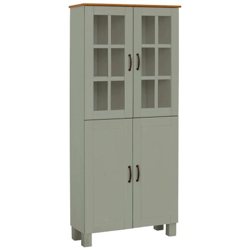 Home affaire Hochschrank »Rodby«, FSC®-zertifiziertes Massivholz, Breite 75cm, Höhe 170cm