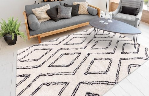 me gusta, me gusta Teppich »Orlando 225«, rechteckig, Weicher Hochflorteppich, dezent gestaltet,Fussbodenheizung geeignet