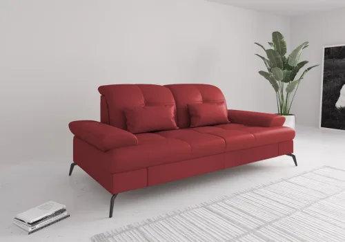Sit & More, sit&more 3-Sitzer "Amica, inkl. Sitztiefenverstellung und Armteilverstellung" wahlweise mit Kopfteilverstellung und Bettfunktion