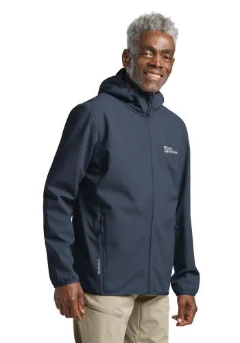 Jack Wolfskin, Jack Wolfskin Bornberg Herren Softshelljacke Blau, Herren, Größe: XL