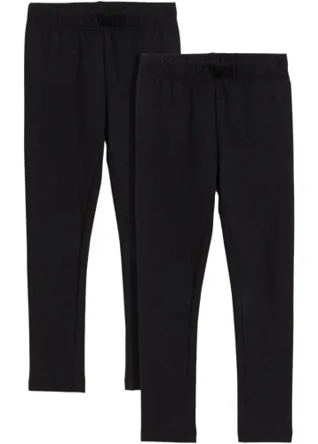 bonprix, bonprix Thermo-Leggings (2er Pack)schwarz 92Mädchen