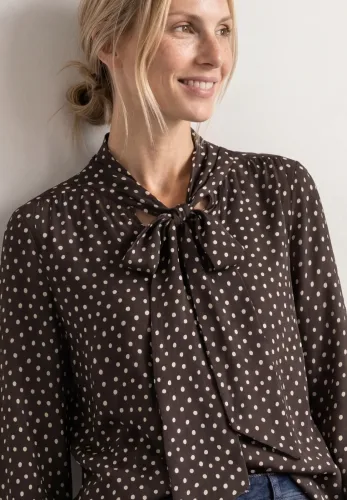 Street One, Langarm Bluse mit Schleifendetail