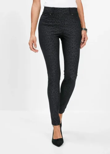 bonprix, bonprix Leggings in Denim Lookgrau 40Damen