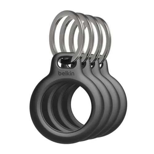 Belkin - 4er-Pack Secure Holder für AirTag, Schwarz