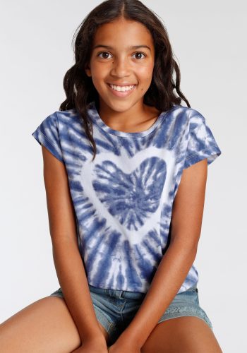 KIDSWORLD, KIDSWORLD T-Shirt »Herz Batik«