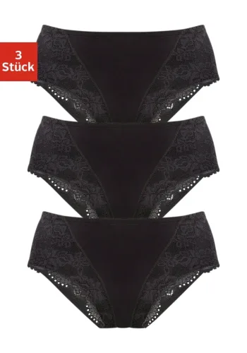 Petite Fleur By Lascana, petite fleur by Lascana Formslip 3er-Pack, aus elastischer Baumwoll-Qualität