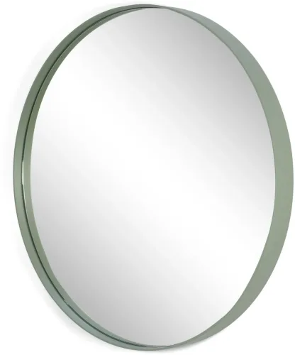 LIVIQUE, Spiegel Liam Grün Stahl 60 cm 60 cm - Spiegel