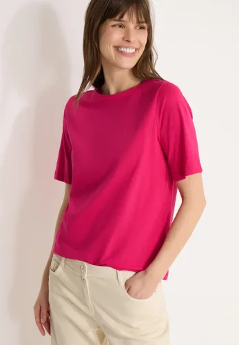 cecil, Cecil Kurzarmshirt aus weicher Baumwolle