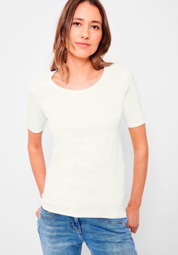 cecil, Cecil T-Shirt "Style LENA" mit Rundhalsausschnitt