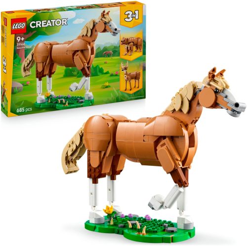 LEGO, LEGO® Spielbausteine »LEGO® Creator Prächtiges Ross 31166«, (685 St.)