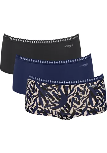 Sloggi - Triopack Hipster, für Damen, Multicolor, Größe S