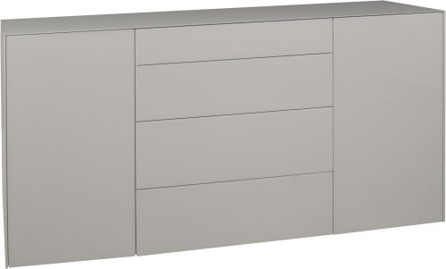 MÄUSBACHER, Mäusbacher Kommode »Imola TOPSELLER!«, Kommode mit Glasfront und Glasoberplatte