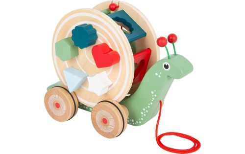 Legler 11734 - Small foot, Nachzieh-Stecktier Schnecke, Nachziehtier, Motorikspielzeug