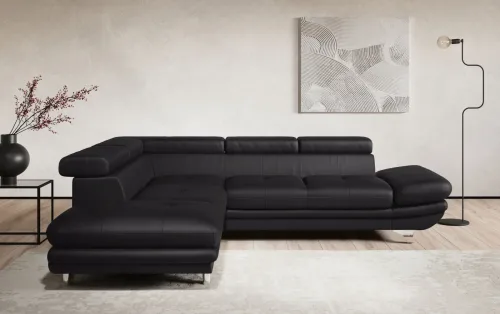 Cotta, COTTA Ecksofa Arm- & Kopfteilverstellung, optional Bettfunktion