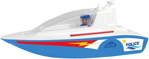 LENA, Lena® Spielzeug-Boot »Boazz Polizeiboot, ohne Pumpe«, inklusive Spielfigur; Made in Europe