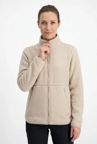 Jack Wolfskin, Jack Wolfskin Lite Curl Damen Midlayer Weiss, Damen, Größe: XL