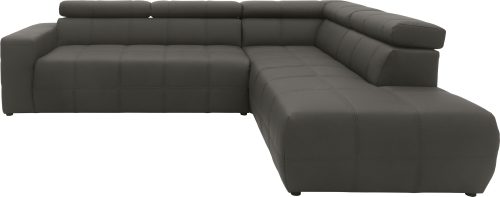 DOMO collection, DOMO collection Ecksofa »Brandon«, inklusive Kopfteilverstellung, wahlweise mit Sitztiefenverstellung