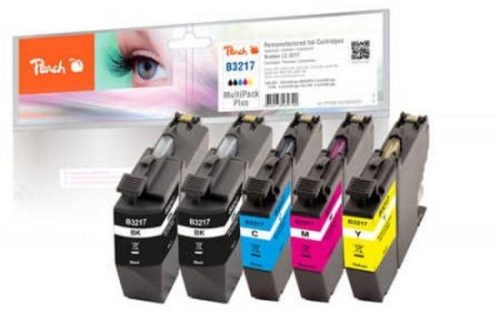 Peach - Tinte Bher LC-3217 2x BK, C, M, Y, One Size