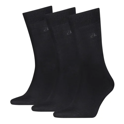 Calvin Klein - Socken, Waden 3 Pack, für Herren, Black, Größe 43-46