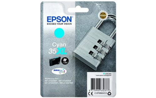 Epson, EPSON Tintenpatrone XL cyan T359240 WF-4720/4725DWF 1900 Seiten