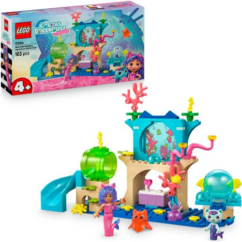 LEGO® Spielbausteine »LEGO® Gabby's Dollhouse Meerjungfrau Aquarium Abenteuer 11204«, (103 St.)