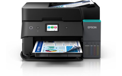 Epson, Epson EcoTank ET-4950 Multifunktionsdrucker Tintenstrahl Farbe A4 Drucker, Scanner, Kopierer, Fax WLAN, LAN, USB