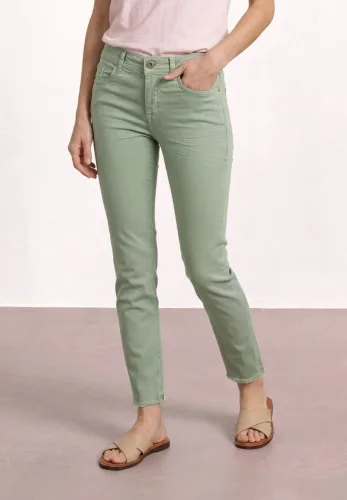 Street One, Straight Leg Jeans mit offenem Saum