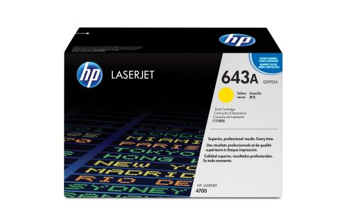 HP, HP Toner-Modul 643A yellow Q5952A Color LaserJet 4700 10'000 S.