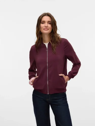 VERO MODA, Vero Moda Bomberjacke "VMCOCO L/S BOMBER NOOS" Materialmix