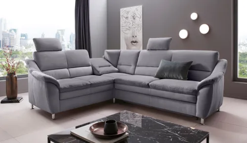home affaire, Home affaire Ecksofa "Cardoso L-Form" Federkern, wahlweise mit Bett, Schubkasten, teilweise Relaxfunktion