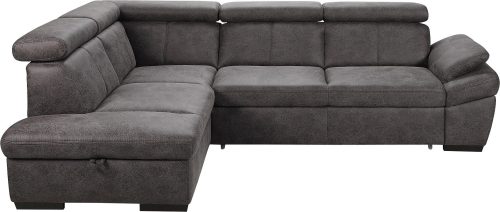 exxpo - sofa fashion Ecksofa, inklusive Kopfteil- und Armteilverstellung, wahlweise mit Bettfunktion und Bettkasten